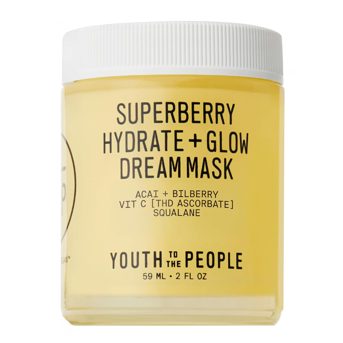 Superberry Dream Mask  Hyaluronic Acid Vitamin C Face Moisturizer Overnight Facial Mask