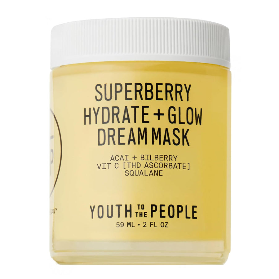 Superberry Dream Mask  Hyaluronic Acid Vitamin C Face Moisturizer Overnight Facial Mask