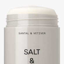 Salt & Stone Aluminum Free Deodorant | Extra Strength 48 Hour Protection for Women & Men | Made with Seaweed Extracts, Niacinamide & Prebiotics | Santal & Vetiver