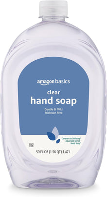 Amazon Basics Gentle & Mild Clear Liquid Hand Soap Refill