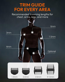 MANSPOT Manscape Groin & Body Hair Trimmer for Men