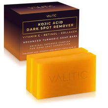 VALITIC Kojic Acid Dark Spot Remover Soap Bars with Vitamin C
