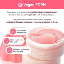 Abib PDRN Retinal Eye Patches for Rejuvenating & Puffy Eyes with Glow Jelly, Niacinamide, 60 Count, Korean Skin Care