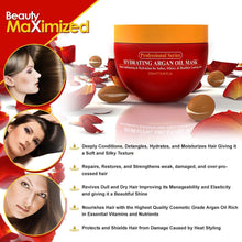 Arvazallia Hydrating Argan Oil Hair Mask and Deep Conditioner for Dry or Damaged Hair