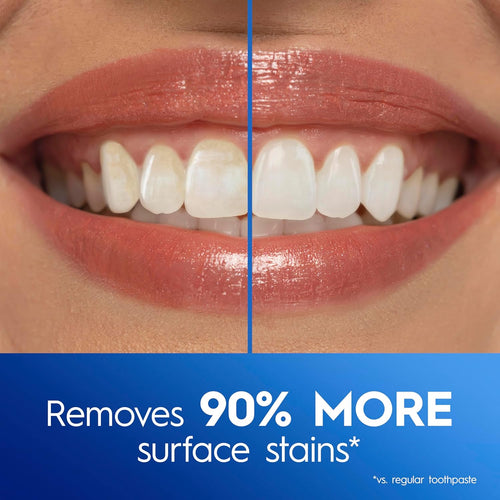 Crest 3D White Advanced Luminous Mint Teeth Whitening Toothpaste, Crest Toothpaste