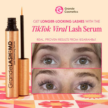 Grande Cosmetics GrandeLASH-MD Lash Enhancing Serum - Peptide & Vitamin Infused Formula for Longer