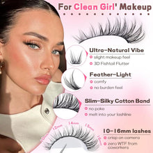 Lash Clusters Kit Wispy Eyelash Clusters Lashes Natural DIY Lash Extension Kit 10-16mm