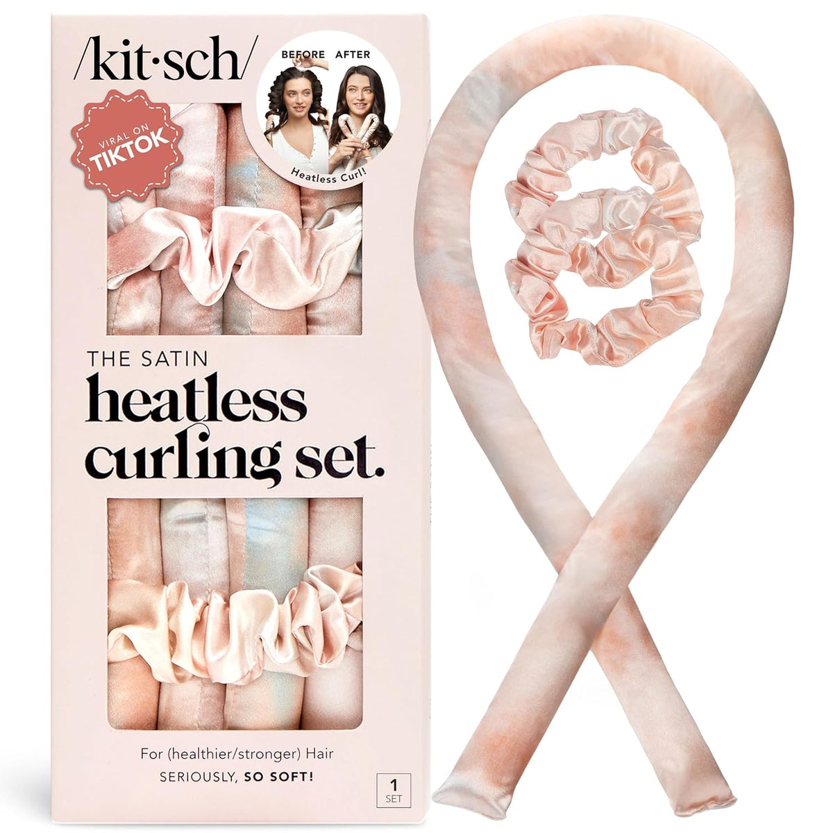 Kitsch Satin Heatless Curlers Set