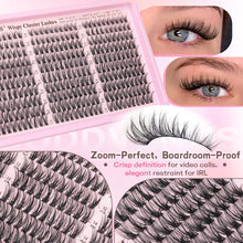Lash Clusters Kit Wispy Eyelash Clusters Lashes Natural DIY Lash Extension Kit 10-16mm